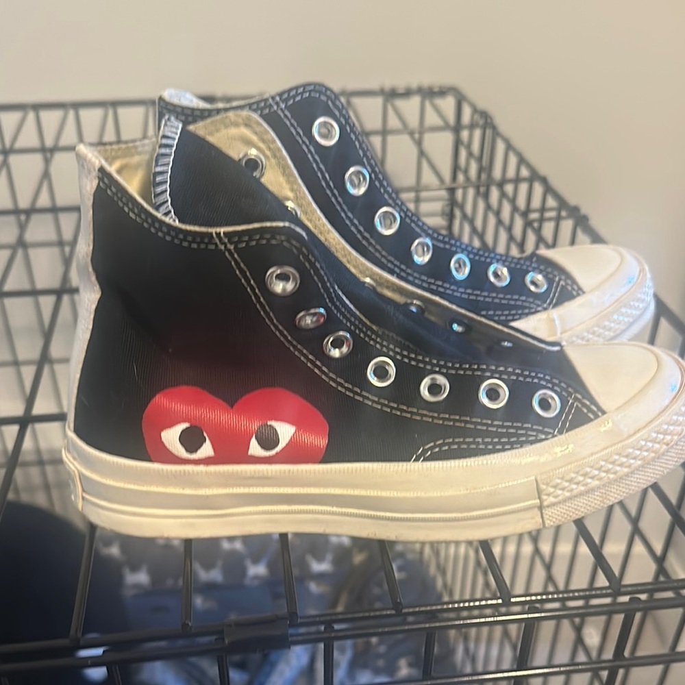 Converse Black and White High-Top Sneakers